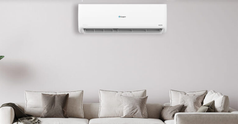 Điều hòa Casper Inverter GH-24IS33 sở hữu thiết kế tinh tế với gam màu trắng thanh lịch kết hợp các đường nét mềm mại