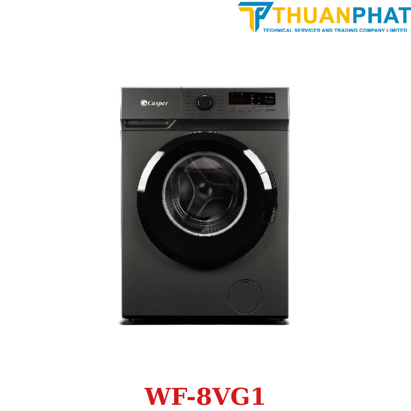 Máy giặt cửa ngang Casper 8kg WF-8VG1