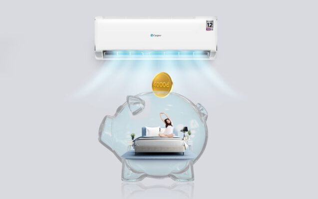 điều hòa Casper 12000BTU JC-12IU36 có khả năng điều chỉnh nhiệt độ theo đường hình sin