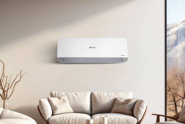 Điều hòa treo tường Casper QH-18IU36A gây ấn tượng ngay từ cái nhìn đầu tiên với thiết kế hiện đại