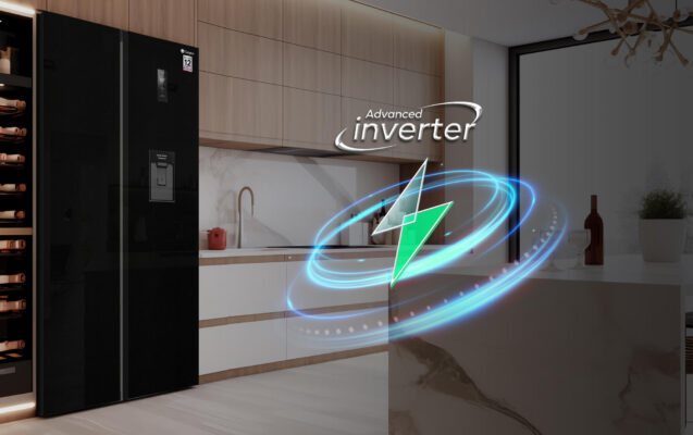 Một trong những điểm nổi bật của tủ lạnh Side By Side Casper ProFresh chính là công nghệ Advanced Inverter hiện đại giúp tối ưu khả năng tiết kiệm điện năng hiệu quả. Một trong những điểm nổi bật của tủ lạnh Side By Side Casper ProFresh chính là công nghệ Advanced Inverter hiện đại giúp tối ưu khả năng tiết kiệm điện năng hiệu quả.