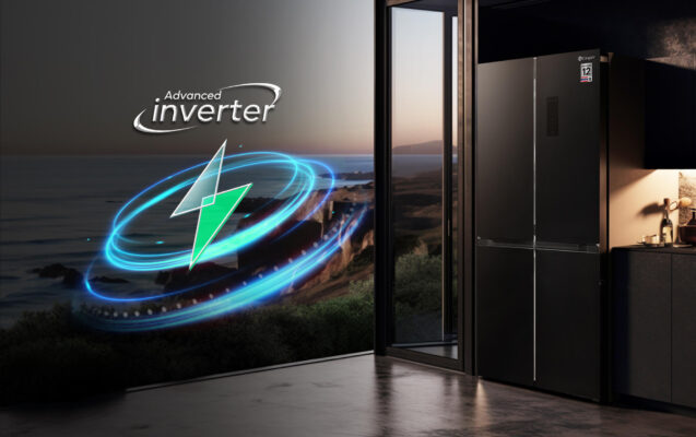 Tủ lạnh Casper EcoFresh được tích hợp máy nén Advanced Inverter hiện đại giúp tối ưu khả năng vận hành và tiết kiệm điện năng vượt trội. Tủ lạnh Casper EcoFresh được tích hợp máy nén Advanced Inverter hiện đại giúp tối ưu khả năng vận hành và tiết kiệm điện năng vượt trội.